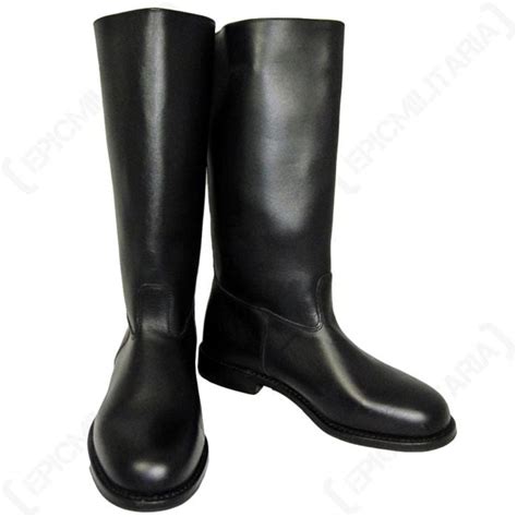 replica jack boots|leather jackboots with heel plates.